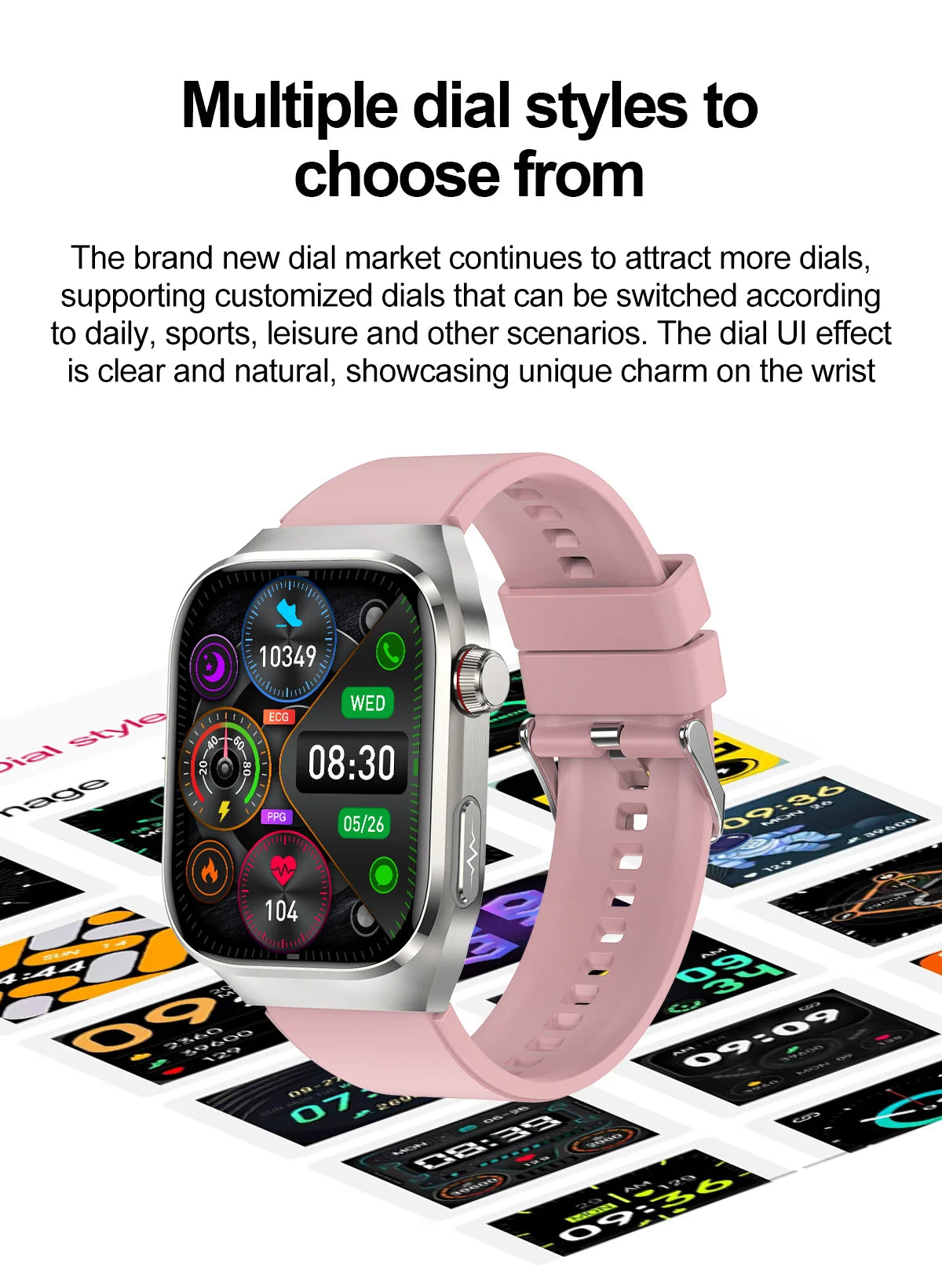 2025 New Uric Acid Blood Fat Smart Watch Men ECG+PPG Pulse Blood Pressure Bluetooth Call Sports for Xiaomi Health Tracking Watch