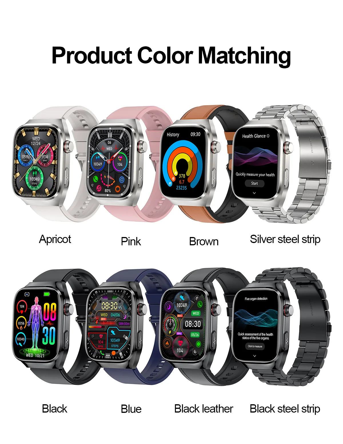 2025 New Uric Acid Blood Fat Smart Watch Men ECG+PPG Pulse Blood Pressure Bluetooth Call Sports for Xiaomi Health Tracking Watch