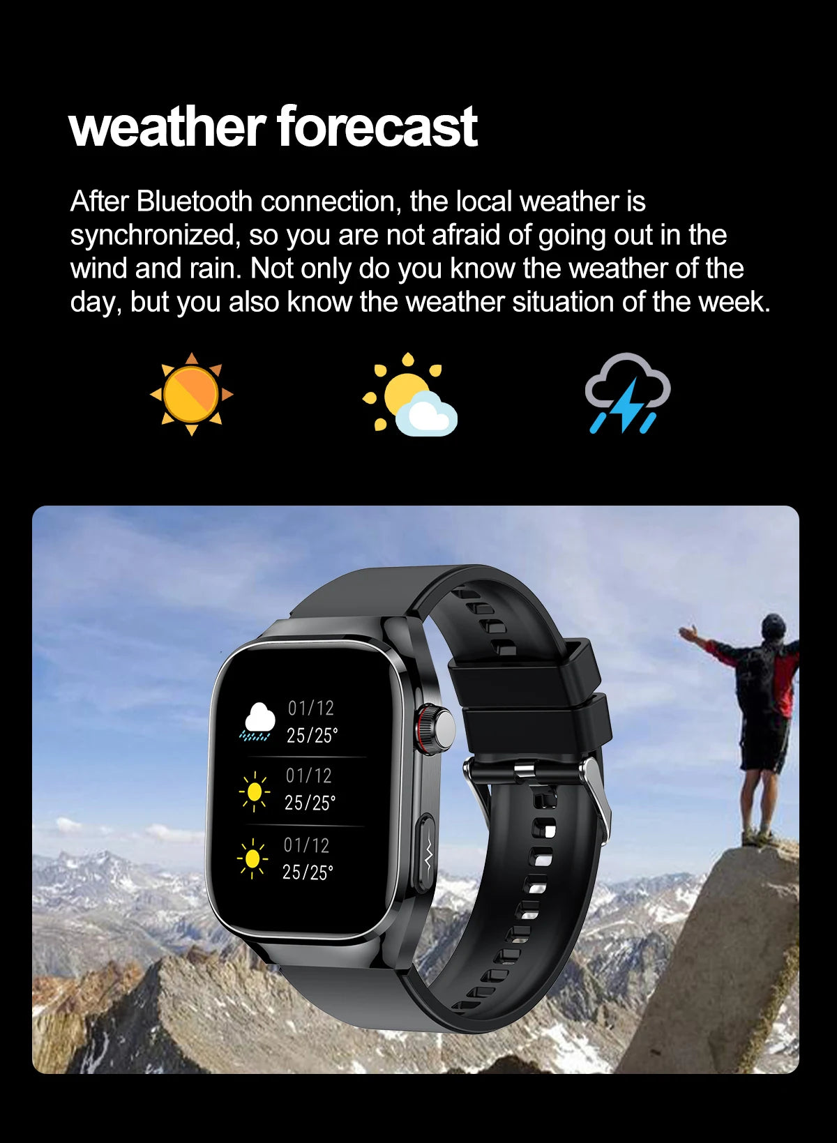 2025 New Uric Acid Blood Fat Smart Watch Men ECG+PPG Pulse Blood Pressure Bluetooth Call Sports for Xiaomi Health Tracking Watch