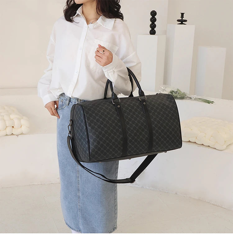 Luxury New 2024 Travel Bags Men Leisure Travel Fitness for Women Capacity Suitcases Handbags Hand Luggage Travel Duffle Bags