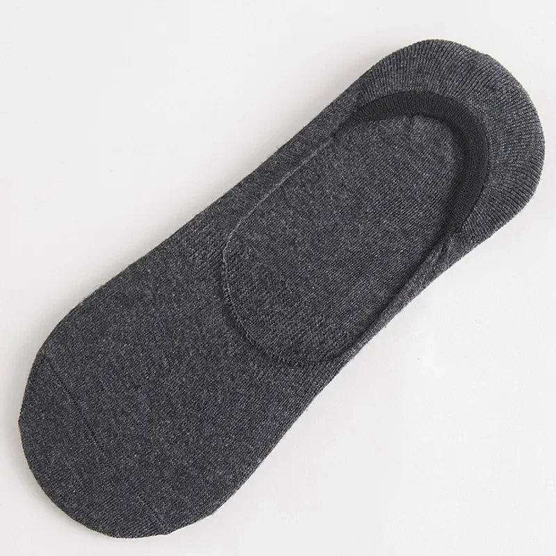5Pairs Men Boat Cotton Socks Summer Autumn Non-slip Silicone Invisible Breathable Socks Male Ankle Sock Slippers Sports Socks