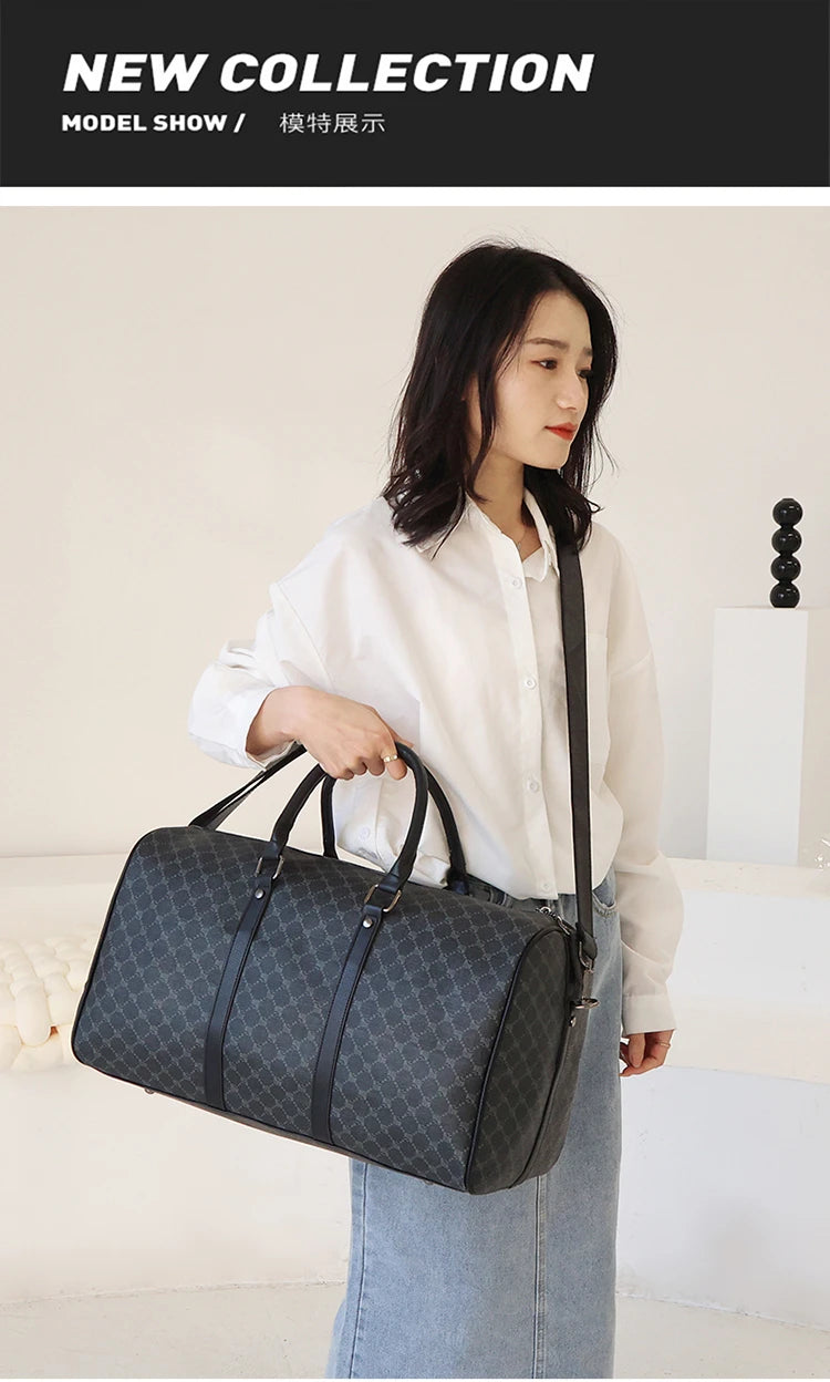 Luxury New 2024 Travel Bags Men Leisure Travel Fitness for Women Capacity Suitcases Handbags Hand Luggage Travel Duffle Bags